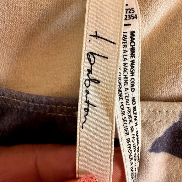 Babaton Tank Top Cow Print Sleeveless White Purple Aritzia - Picture 5 of 16